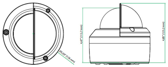DCS-6314 Dimensions Diagram