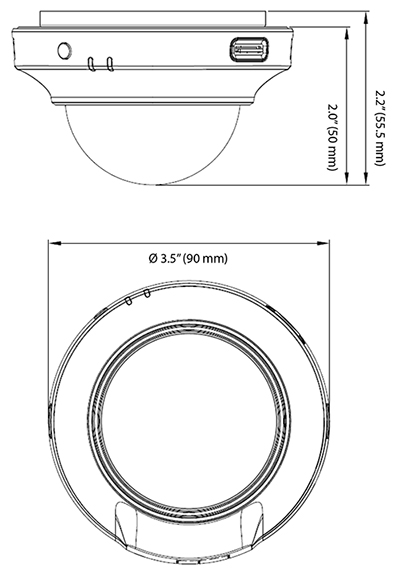 DCS-6004L Dimensions