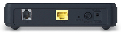 D-Link DSL-520B Back View
