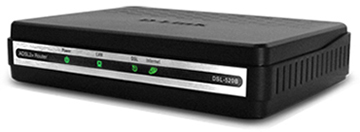 D-Link DSL-520B Right Angle View