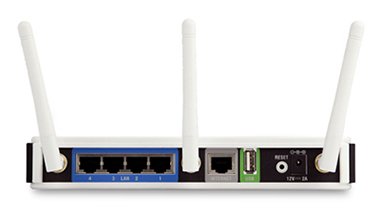 D-Link DIR-655 Back View