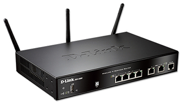 D-Link DSR-500N Side View