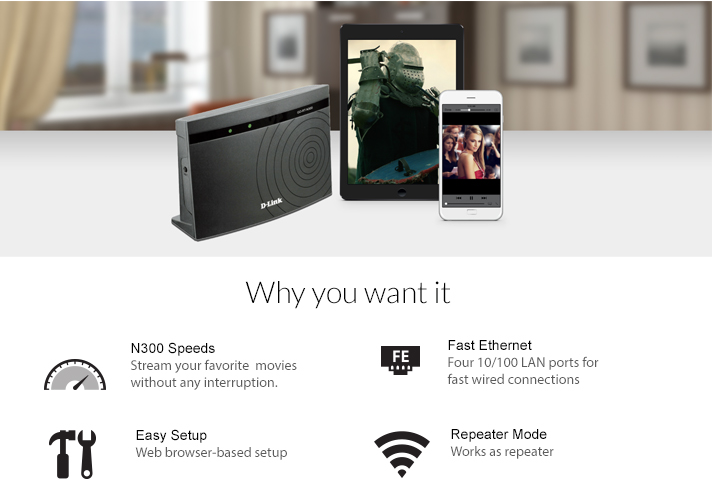 GO-RT-N300 N 300 Wi-Fi Router