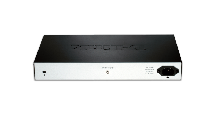 D-Link DES-1210-28 Back View
