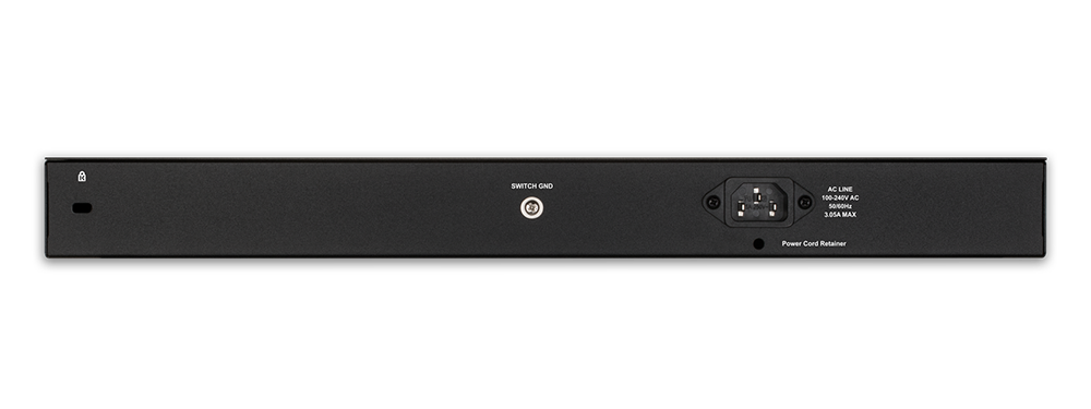 DGS-1210-28P/ME Back View