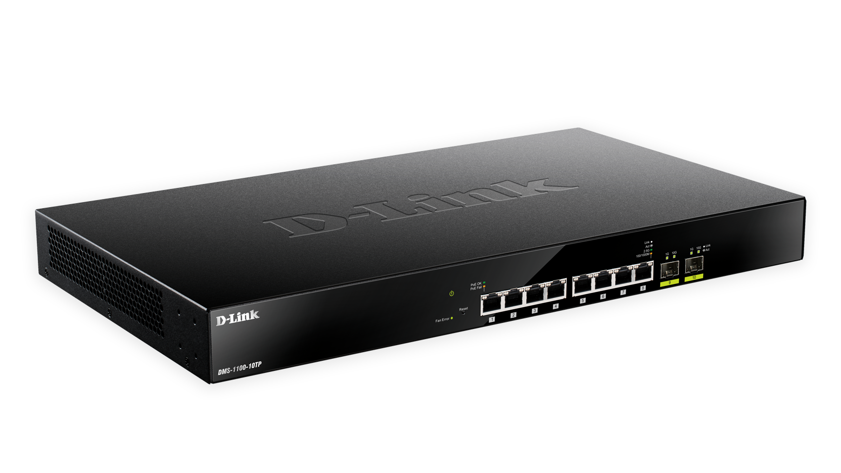 Web Smart Gigabit PoE Switch 24-Port 10/100/1000M RJ45 +2-Port