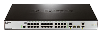 D-Link DES-3200-28P Front View