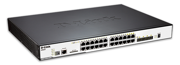 DGS-3120-24PC-EI XStack Managed 24-Port Gigabit Stackable L2+ Switch