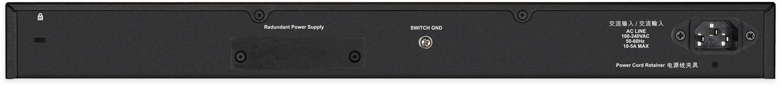 DGS-3130-30PS Back View