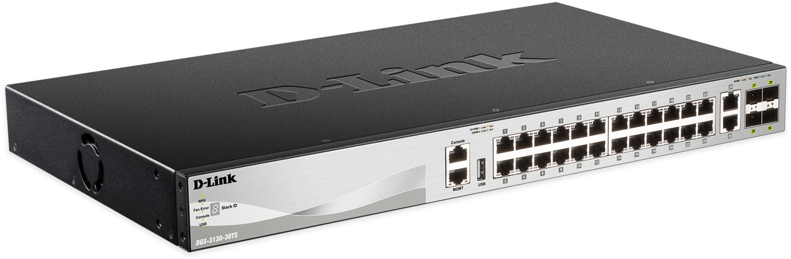 D-Link 12-Port 10 Gigabit Smart Managed Switch includes 8 10G