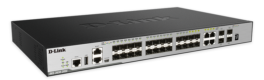 D-Link 24 Port Gigabit Stackable Smart Managed Switch w/ 4 10GbE