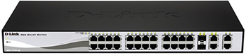 D-Link DES-1210-28P Front View