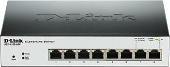 D-Link DGS-1100-08P Front View