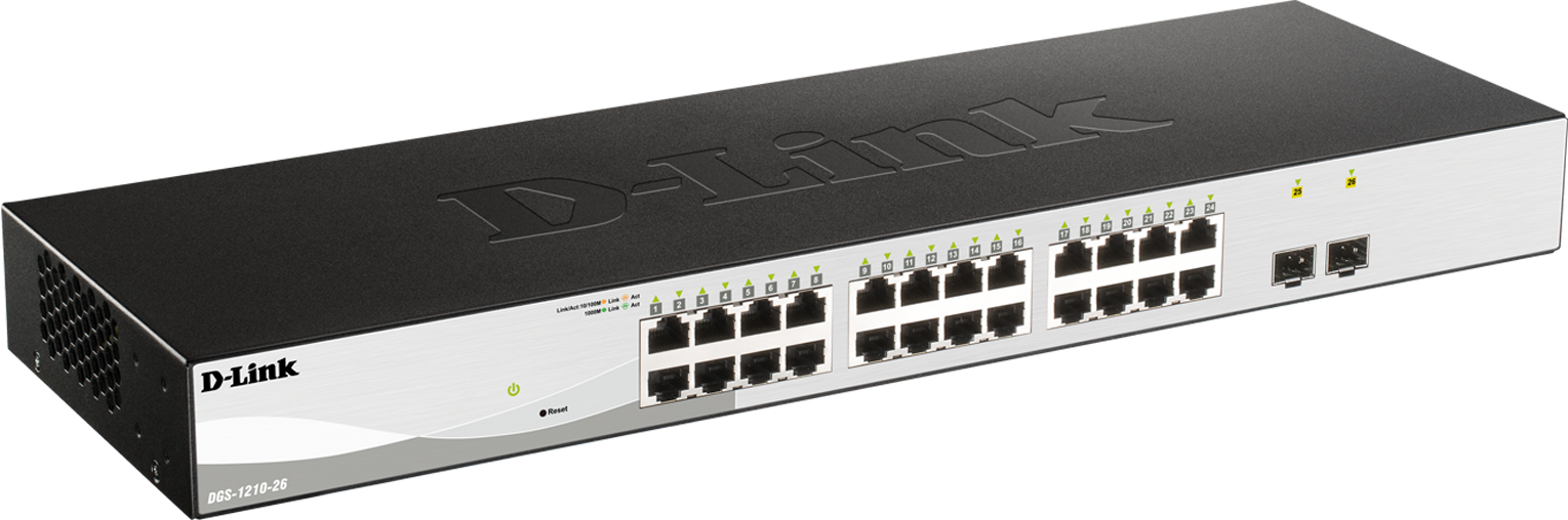 D-Link DGS-1210 Series Smart Managed 26-Port Gigabit Switch ...