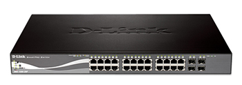 D-Link DGS-1500-28P Front View