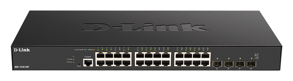 D-Link DXS-1210-28T 28-Port 10 Gigabit Ethernet Smart Managed Switch