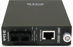 D-Link DMC-300SC 100BASE-TX to 100BASE-FX Multimode SC Media Converter