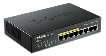 D-Link DGS-1008P Angle View