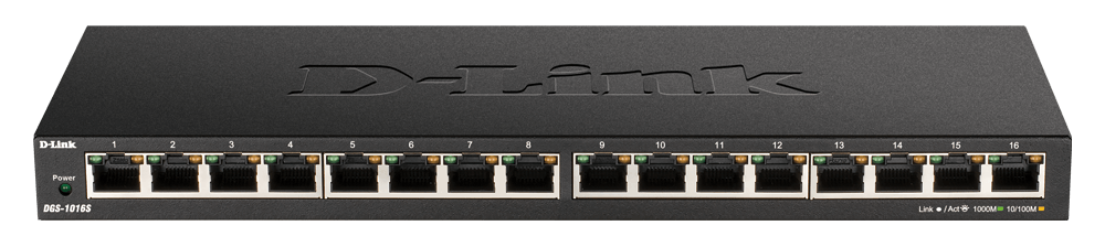 DGS-1016S 16-Port Gigabit Desktop Switch