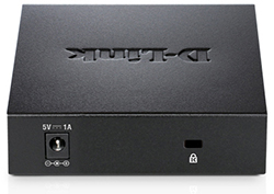D-Link DGS-105 Back View