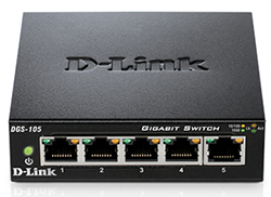 D-Link DGS-105 Front View