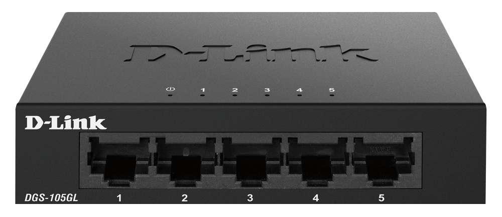 DGS-105GL 5-Port Gigabit Metal Unmanaged Desktop Switch