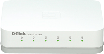 D-Link Go-SW-5G Front View