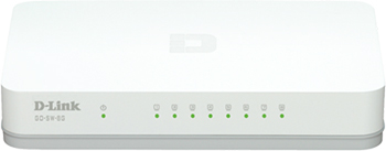 D-Link Go-SW-8G Front View